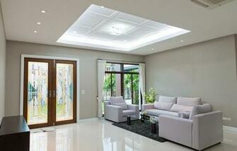 Wallpaper Glass Door Window Living Room Lighting