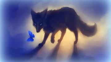 Black Fox Wallpaper Teahub Io