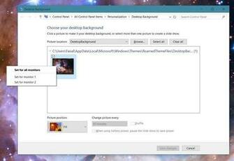 Wallpaper For Multiple Monitors In Windows Tips