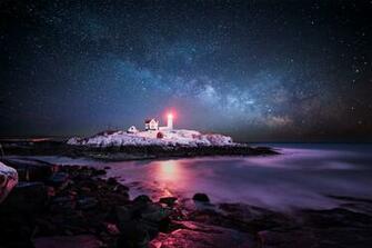 Lighthouse Winter Wallpaper