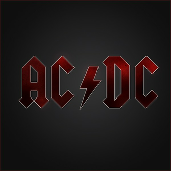 Ac Dc Logo Vector Wallpaper Grey