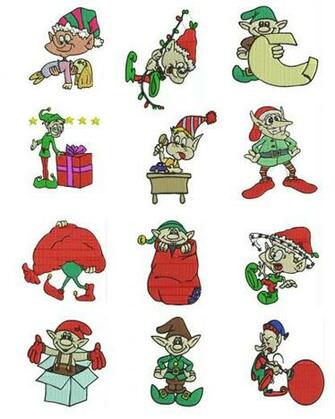 Christmas Wallpaper Elves