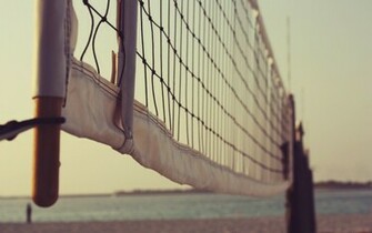 Volleyball Wallpaper Background Net Summer Beach