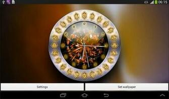 Crystal Clock Live Wallpaper For Android