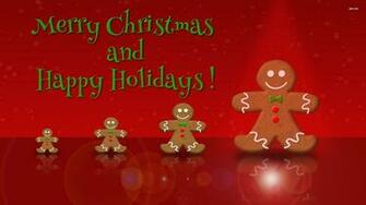 Gingerbread Men Wallpaper Holiday