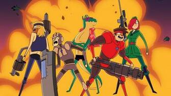 Super Time Force Characters Artfan Playstation Xbox One