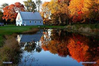 New England In The Autumn Fall