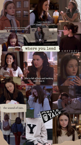 Gilmore Girls Winter Beige Academia Wallpaper Girlmore
