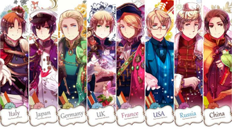 Hetalia Beautiful World Jackets By Rosel D