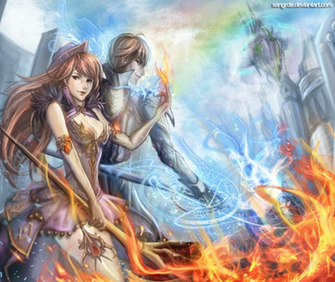 Fire Wizard Wallpaper The Witch And Ice