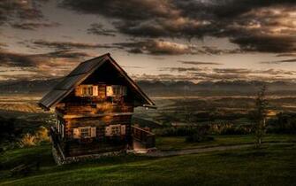 Cozy Country Cottage HD Wallpaper Desktop