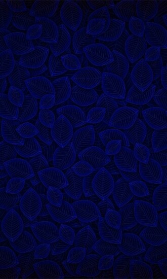 HD Dark Blue Leaves Sony Ericsson Wallpaper Background