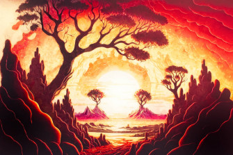 Desert Sun By Aaronochs Wallpaper