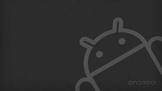 Wallpaper Android Os Gray Robot Full HD 1080p