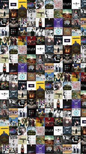 My Chemical Romance Cheers Waterparks Double Wallpaper Tiled