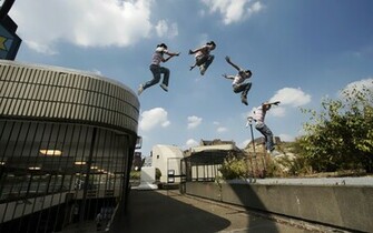 Parkour Building Google Themes Wallpaper