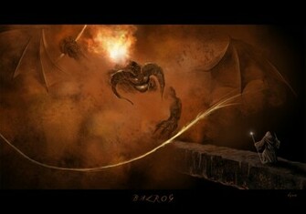 The Balrog Of Moria By Blueroguevyse