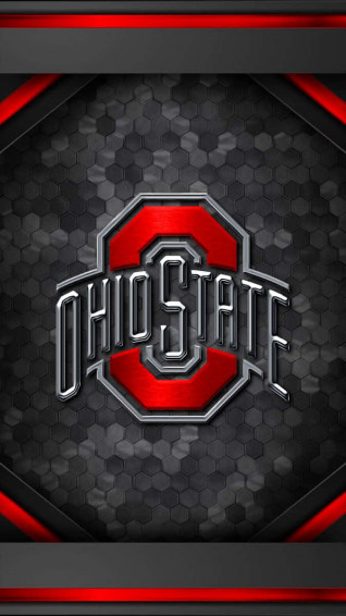 Ohio State Football iPhone Hexagon Wallpaper