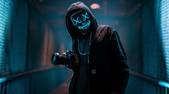 Wallpaper Id The Purge Leds Men Neon Cyan El Wire