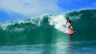 Ocean Sea Waves Surfing D Wallpaper