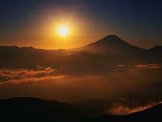 Wallpaper Mountain Sunrise