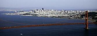 Golden Gate Bridge With San Francisco In The Background