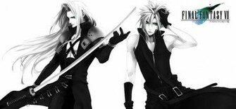 Final Fantasy Sephiroth Cloud Wallpaper Photo Ff7 Sephirothcloud4