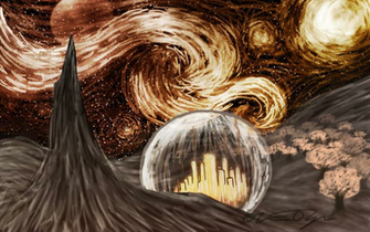 Gallifrey Version Of Starry Night D By Ollis100