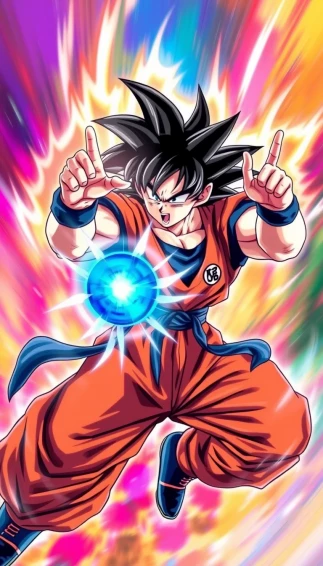 Goku Kaioken Mobile Wallpaper
