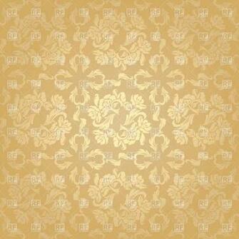 Seamless Wallpaper Background Floral Vintage Gold Desktop