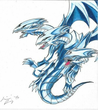 Blue Eyes Ultimate Dragon By Raineyreaper