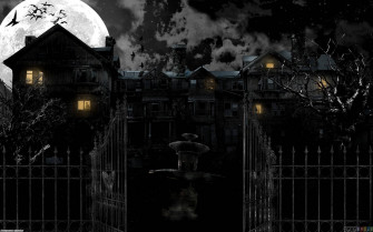 Haunted House Halloween Wallpaper