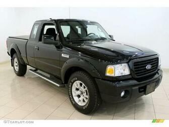 Black Ford Ranger Background Wallpaper