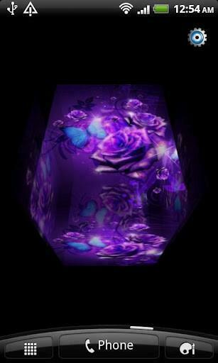 Purple Roses Live Wallpaper For Android Appszoom