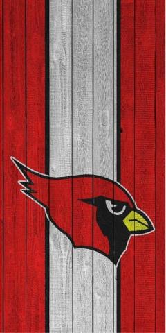 Cornhole Wrap Arizona Cardinals Stripe Red