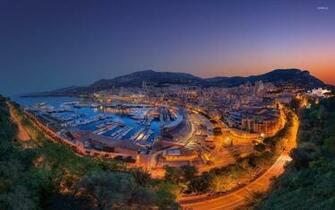 Beautiful Lit Monte Carlo Wallpaper World
