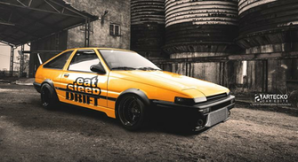 Artecko Virtual Tuning Toyota Ae86 By Theartecko On