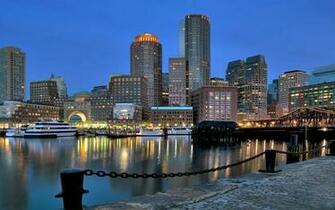 Boston Skyline Wallpaper