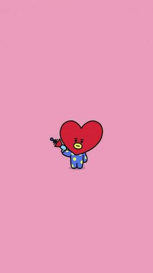 Bts Bt21 Wallpaper Tata Pls Make Sure To Follow Me