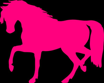 Pink Horse Clip Art At Clker Vector Online Royalty
