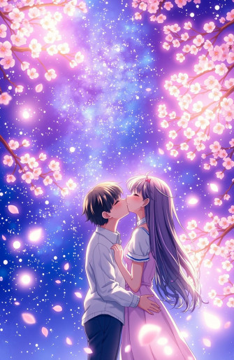 Anime Kiss Wallpaper
