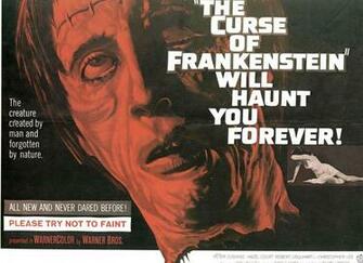 Frankenstein Landscape Hammer Horror B Movie Posters Wallpaper Image