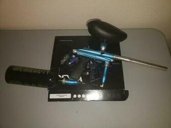 Paintball Gun Azodin Kaos Blue Silver Brand New