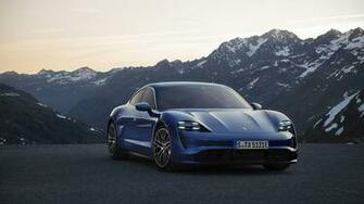 Porsche Taycan Wallpaper Top Background