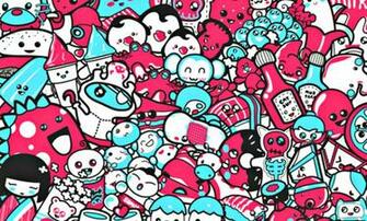 Cute Skull Pattern Wallpaper For Gt