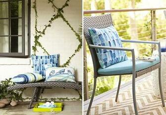 Left Allen Roth Woven Chaise And Right Palms West