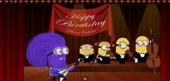 Happy BirtHDay Minions Wallpaper