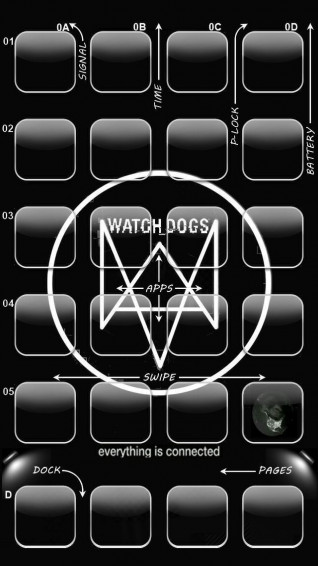 WatcHDogs iPhone Wallpaper