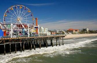 Pictures Of Santa Monica Beach Desktop Background