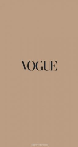 Cute Brown Aesthetic Wallpaper For Phone Vogue Simple Beige